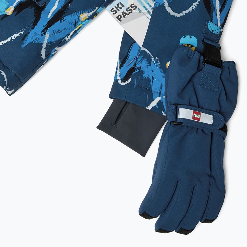Kurtka narciarska dziecięca LEGO Lwjian 704 dark blue 4