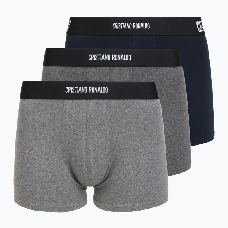 Bokserki męskie CR7 Basic Trunk 3 pack multicolour