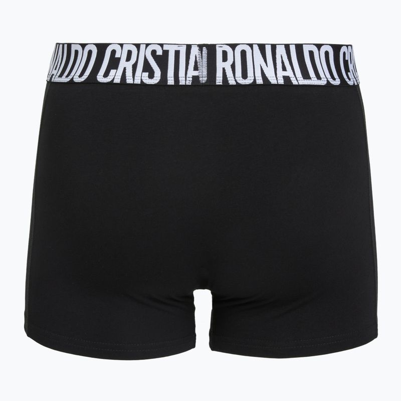 Bokserki męskie CR7 Fashion Trunk 2 pack black 3