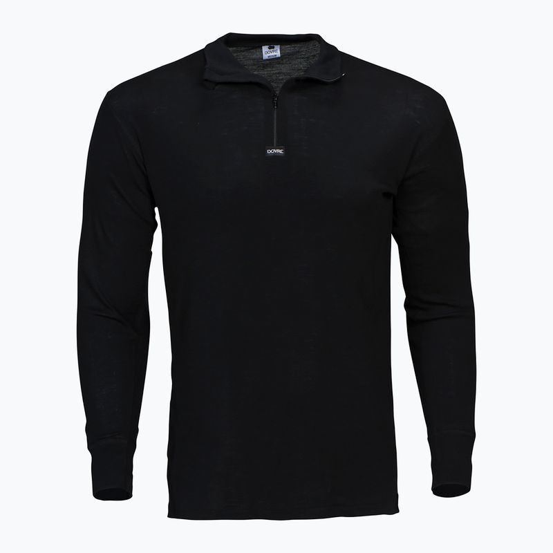 Bluza termoaktywna męska Dovre Wool Half Zip black