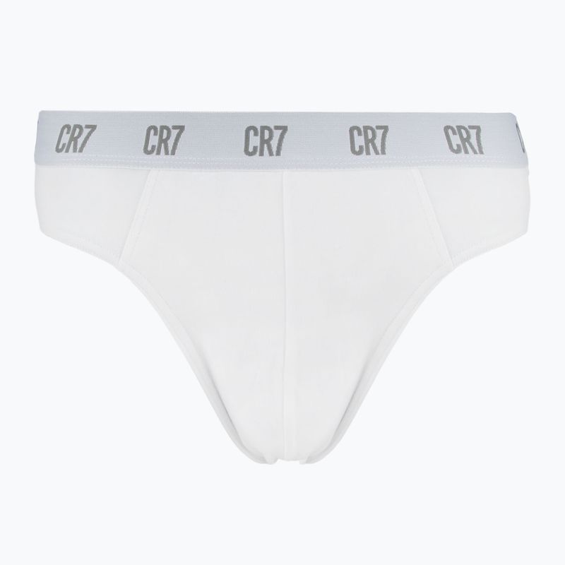 Slipy męskie CR7 Basic Brief 3 pary white 2