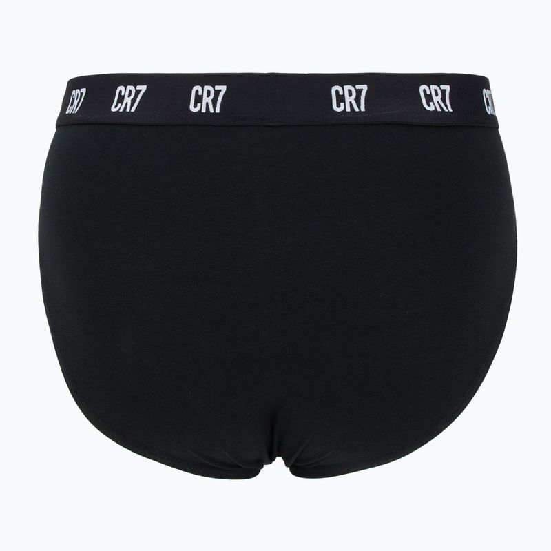 Slipy męskie CR7 Basic Brief 3 pary black 3