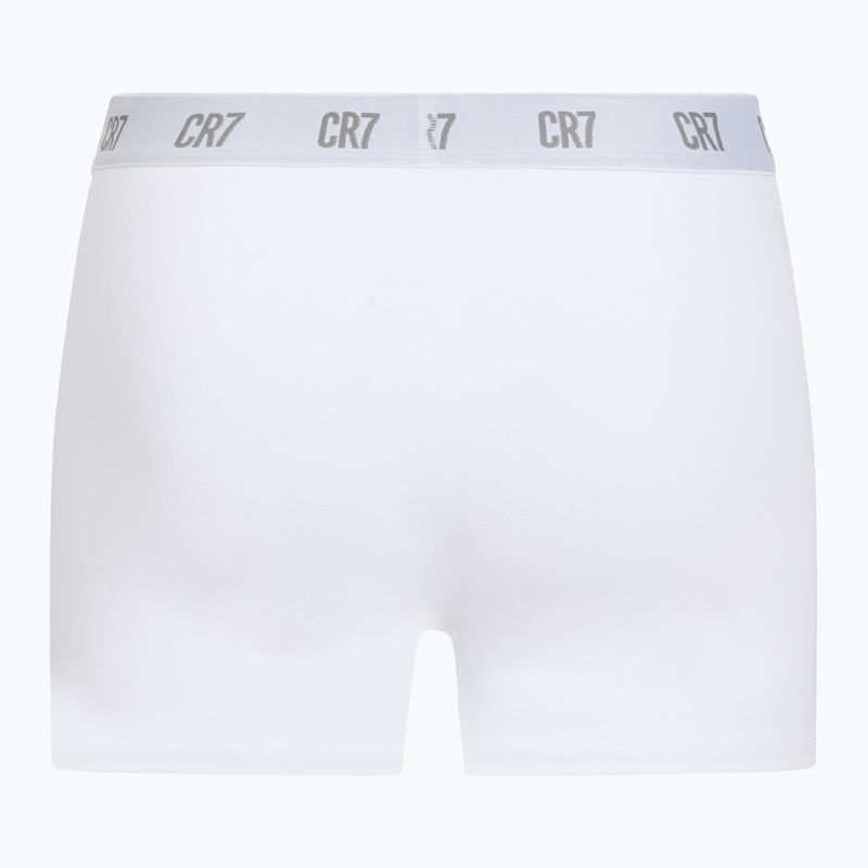 Bokserki męskie CR7 Basic Trunk 3 pary white 3