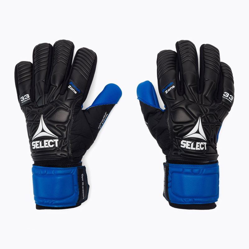 Rękawice bramkarskie SELECT 33 Allround V21 niebiesko-czarne 500057