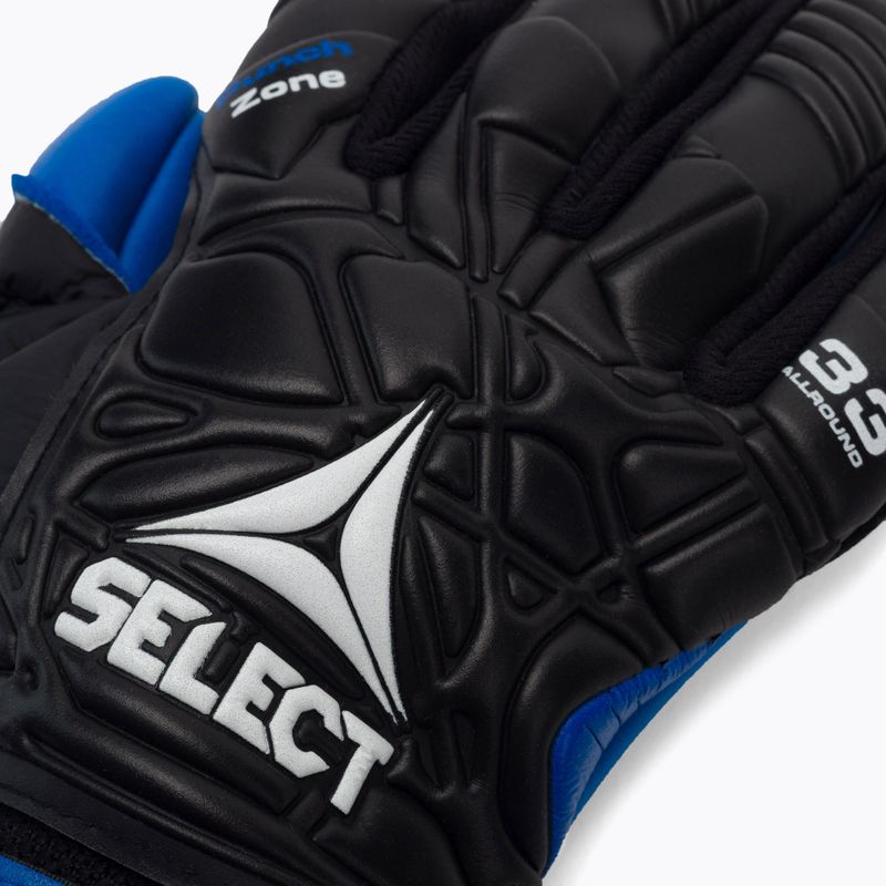 Rękawice bramkarskie SELECT 33 Allround V21 niebiesko-czarne 500057 3