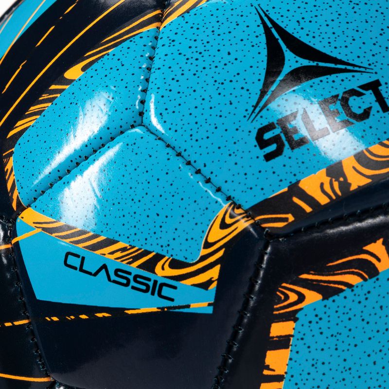 Piłka do piłki nożnej SELECT Classic V22 niebieska 160055 rozmiar 5 3