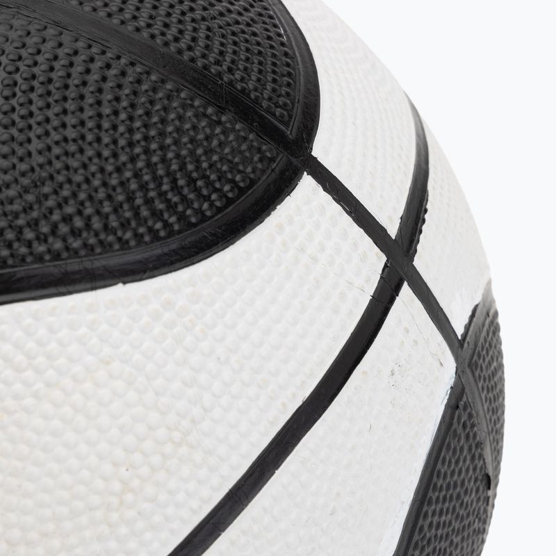 Piłka do koszykówki dziecięca SELECT Basketball Street v23 white/black rozmiar 7 3