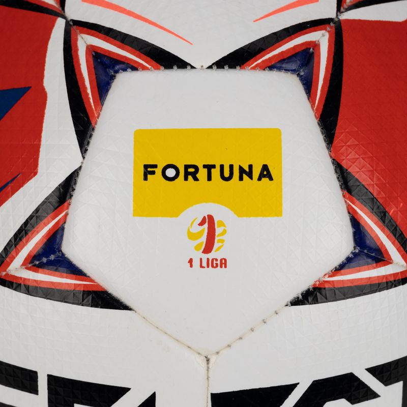 Piłka do piłki nożnej SELECT Brillant Training Fortuna 1 Liga v23 white/red rozmiar 5 3
