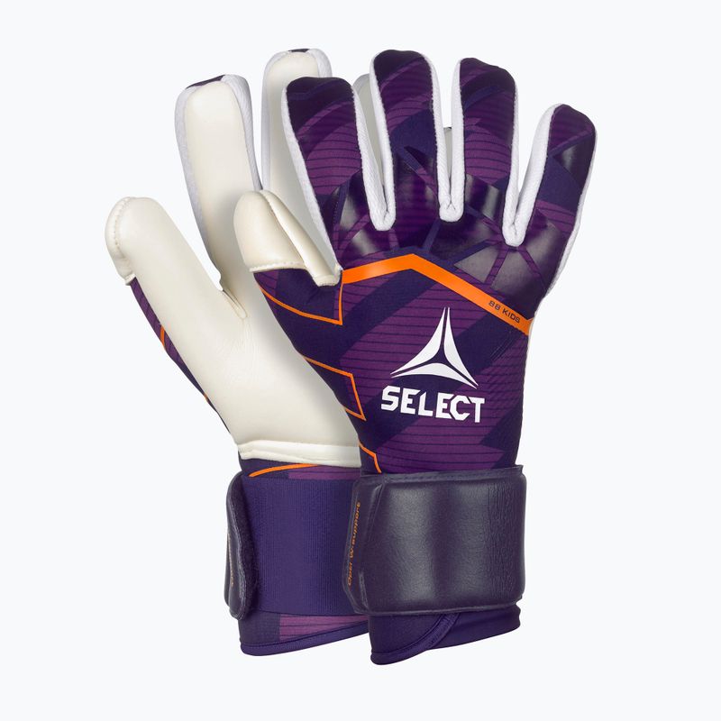 Rękawice bramkarskie dziecięce SELECT 88 Kids v24 purple/white