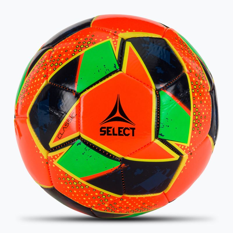 Piłka do piłki nożnej SELECT Classic v24 orange/green rozmiar 4
