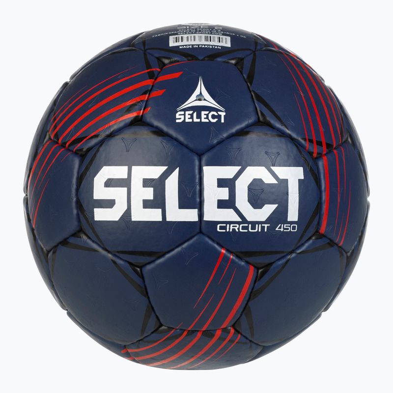 Piłka do piłki ręcznej dziecięca SELECT Circuit 800 v24 navy rozmiar 2 2