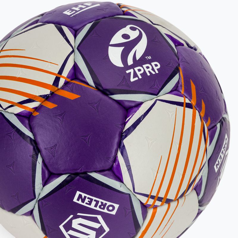 Piłka do piłki ręcznej SELECT Ultimate Replica Orlen Superliga v24 EHF grey/purple rozmiar 3 3