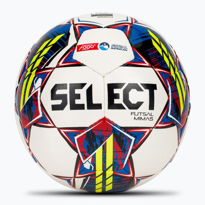Piłka do piłki nożnej SELECT Futsal Mimas Fogo Ekstraklasa FIFA white/yellow rozmiar 4