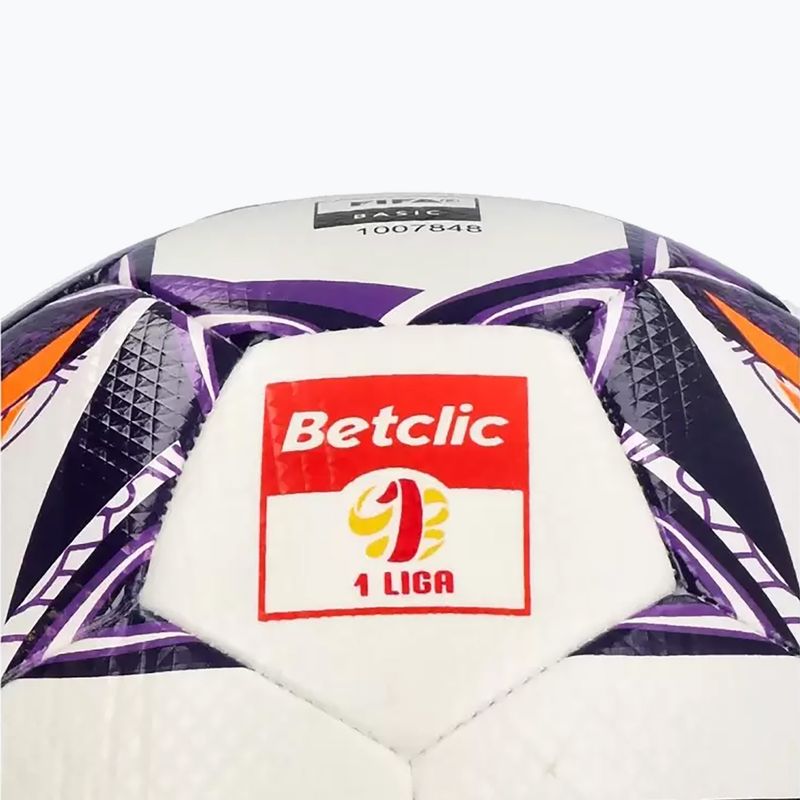 Piłka do piłki nożnej SELECT Brillant Training DB Betclic 1 Liga v24 white/purple 3