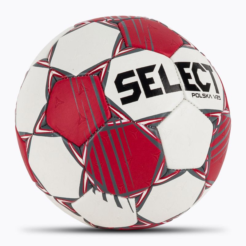 Piłka do piłki ręcznej SELECT Polska v25 red/white 2