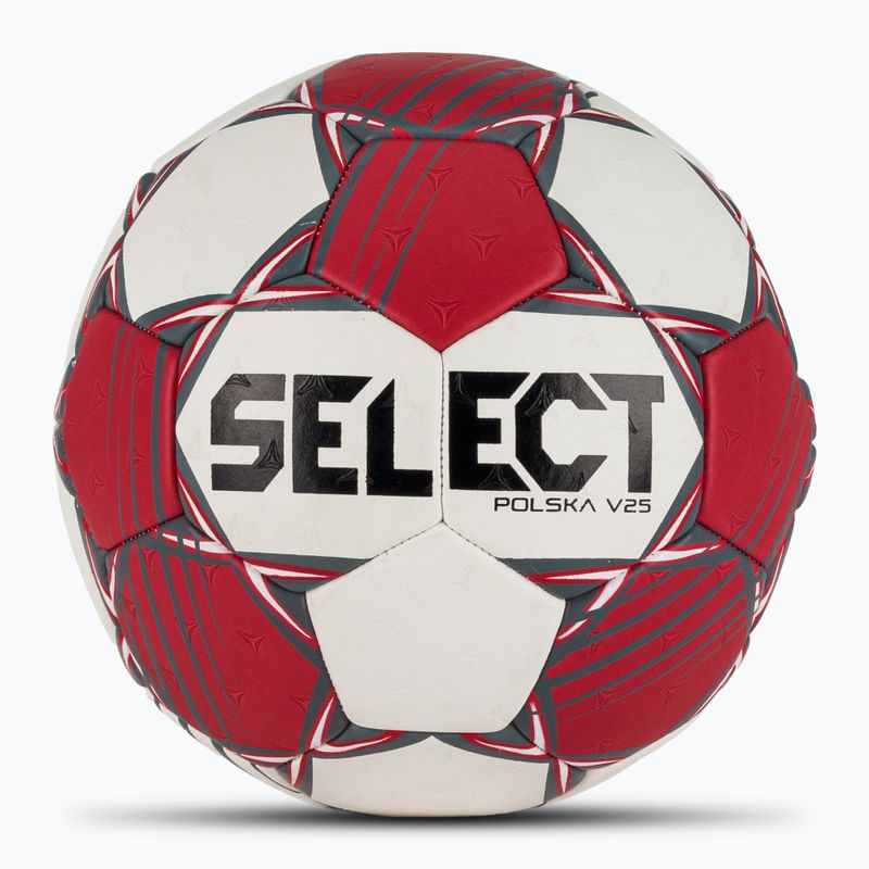 Piłka do piłki ręcznej SELECT Polska v25 red/white