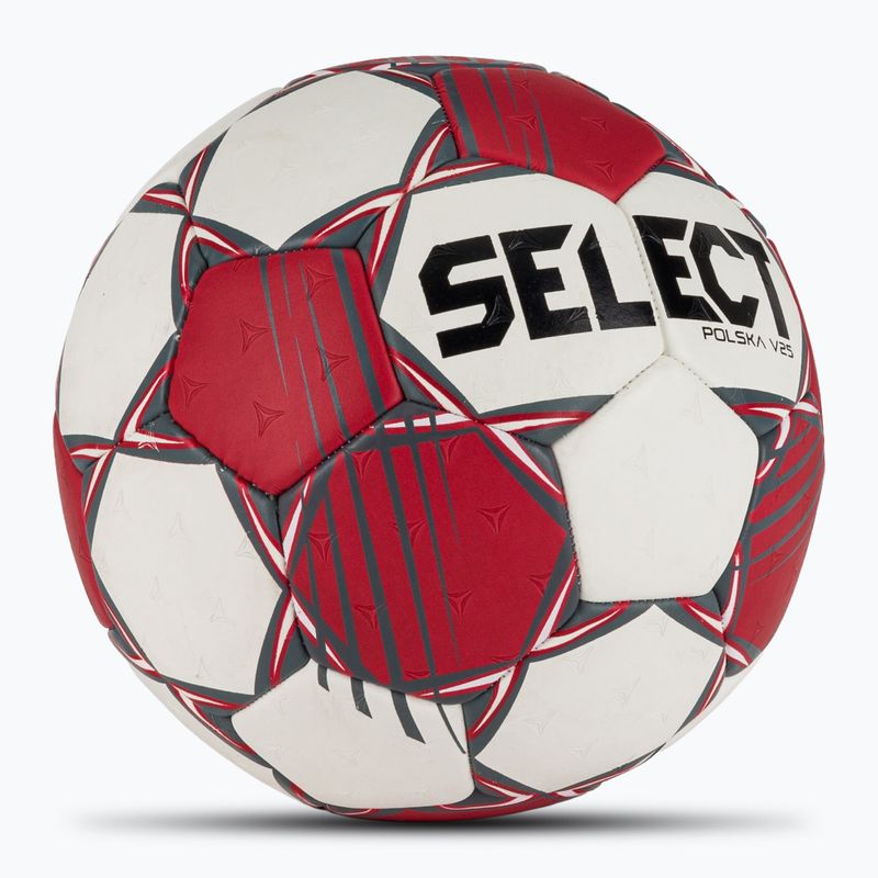 Piłka do piłki ręcznej SELECT Polska v25 red/white 2