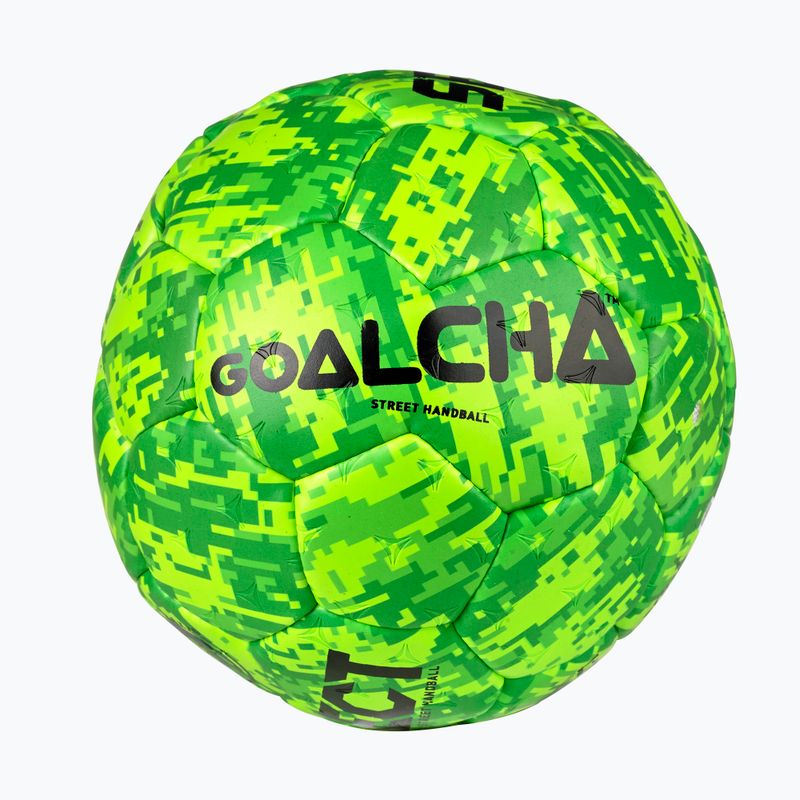 Piłka do piłki ręcznej dziecięca SELECT Goalcha Street v25 green rozmiar 0 2
