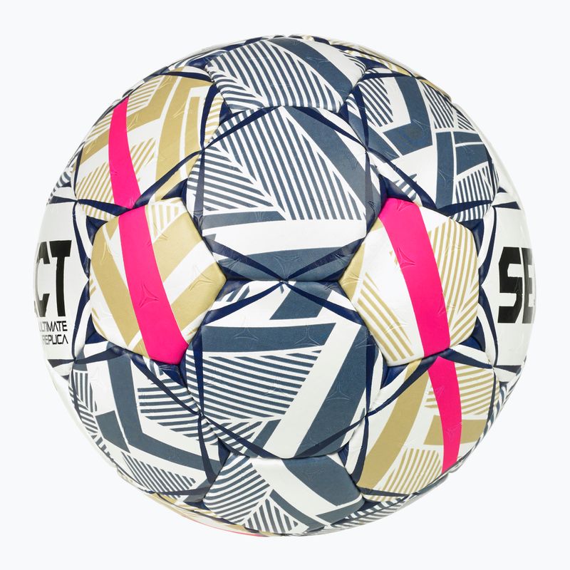Piłka do piłki ręcznej SELECT Ultimate EHF Champios League LM V26 Replica rozmiar 3 white/red 3