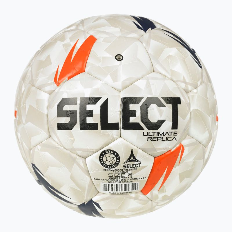 Piłka do piłki ręcznej SELECT Ultimate EHF European League V26 Replica rozmiar 1 white/black/orange 2
