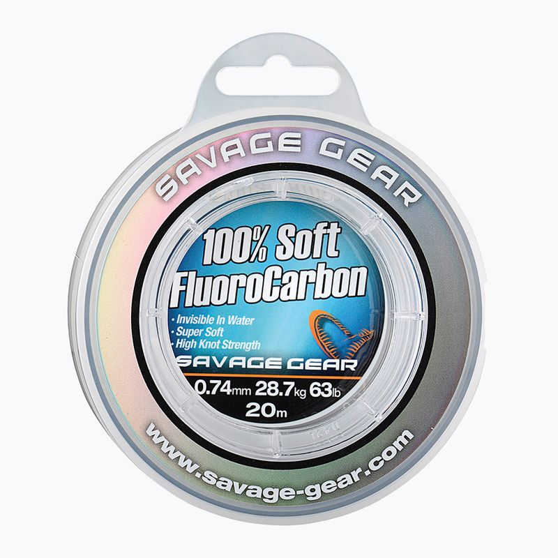 Żyłka Fluorocarbon Savage Gear Soft 15 m clear