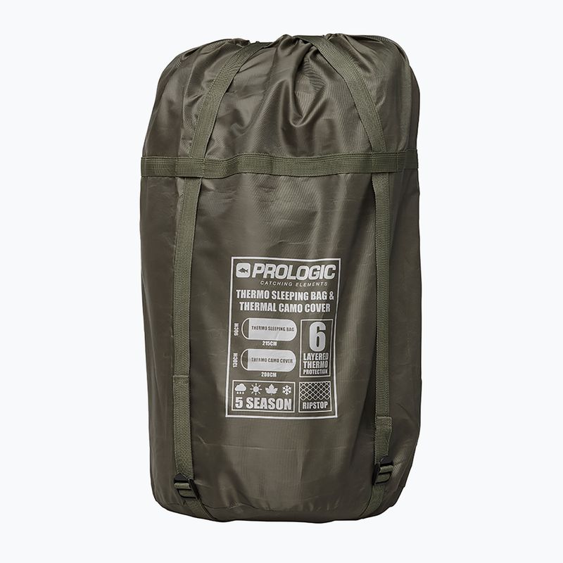 Śpiwór Prologic Element Comfort S/Bag & Thermal Camo Cover 5 Season zielony PLB041 6