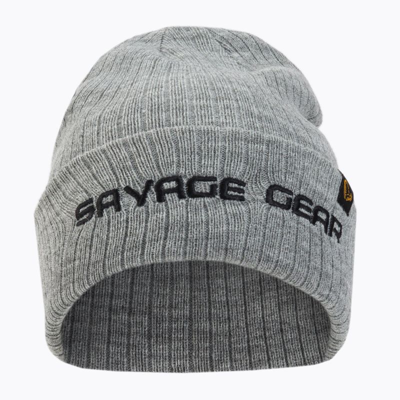 Czapka zimowa Savage Gear Fold-Up Beanie grey/melange 2
