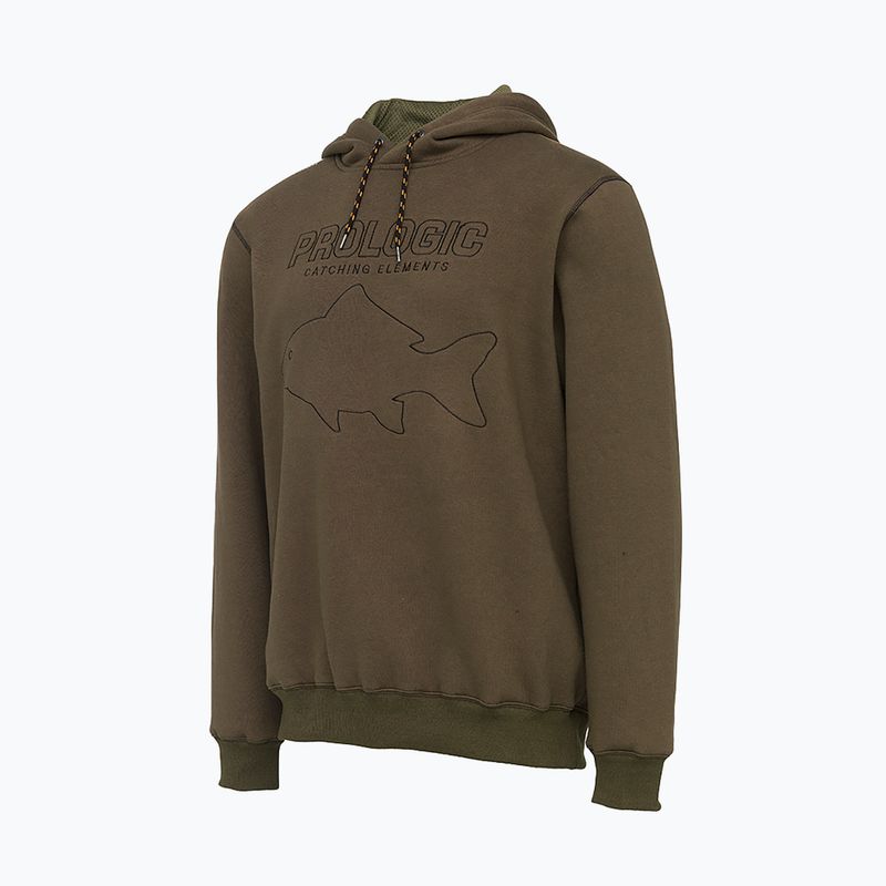 Bluza wędkarska Prologic Mega Fish Hoodie zielona PLG066