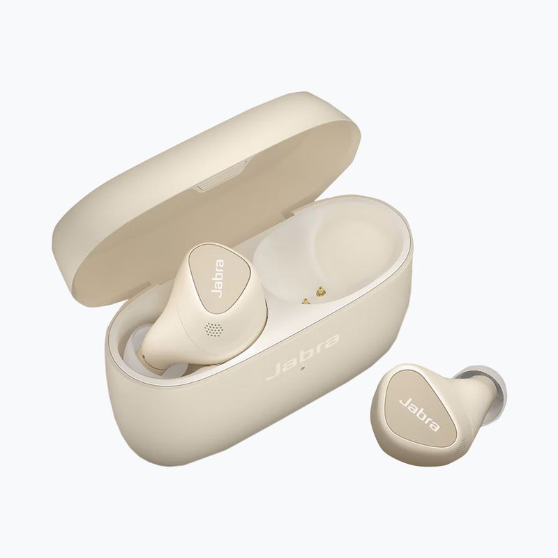 Słuchawki bezprzewodowe Jabra Elite 5 gold/beige 2