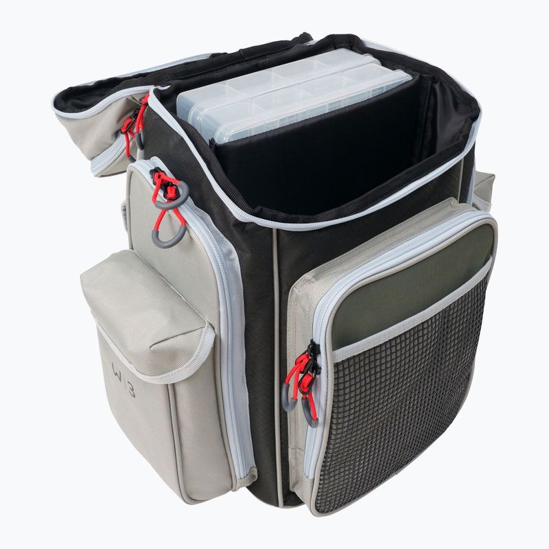 Plecak wędkarski Westin W3 Backpack Plus (2 boxes) grey/black 8