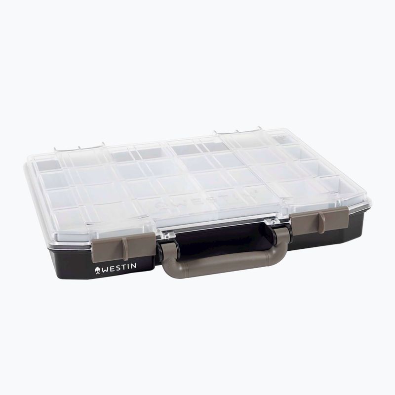 Pudełko wędkarskie Westin W6 Lure Vault Incl. 10 inserts black/clear