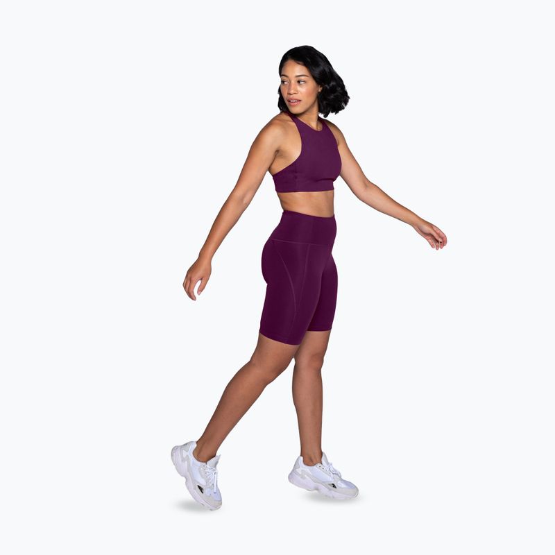 Spodenki treningowe damskie Girlfriend Collective Compressive plum 2