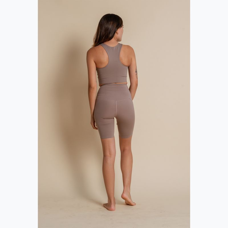 Spodenki treningowe damskie Girlfriend Collective Compressive limestone 5