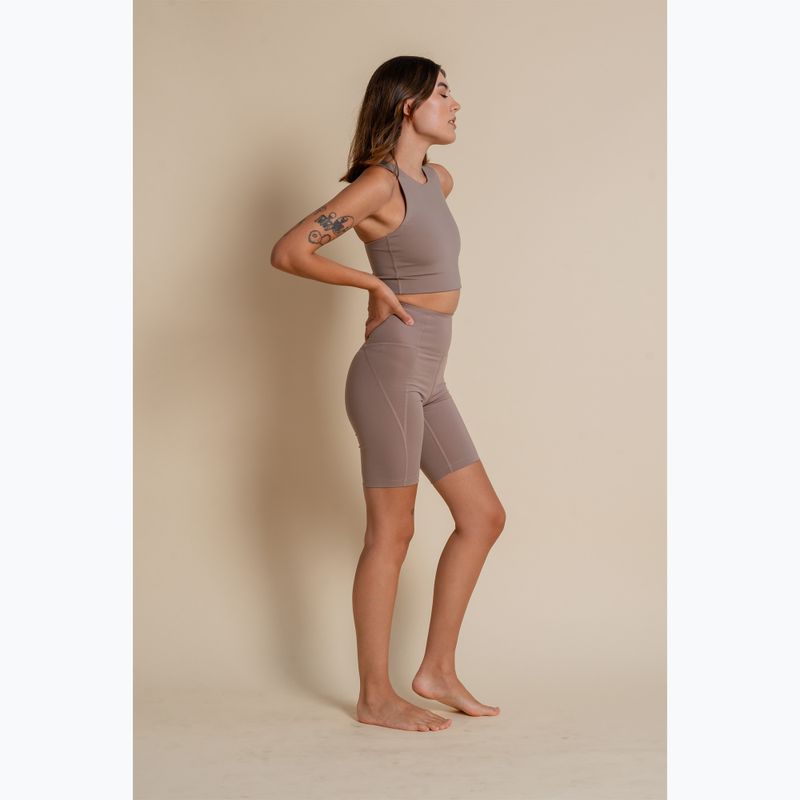 Spodenki treningowe damskie Girlfriend Collective Compressive limestone 6
