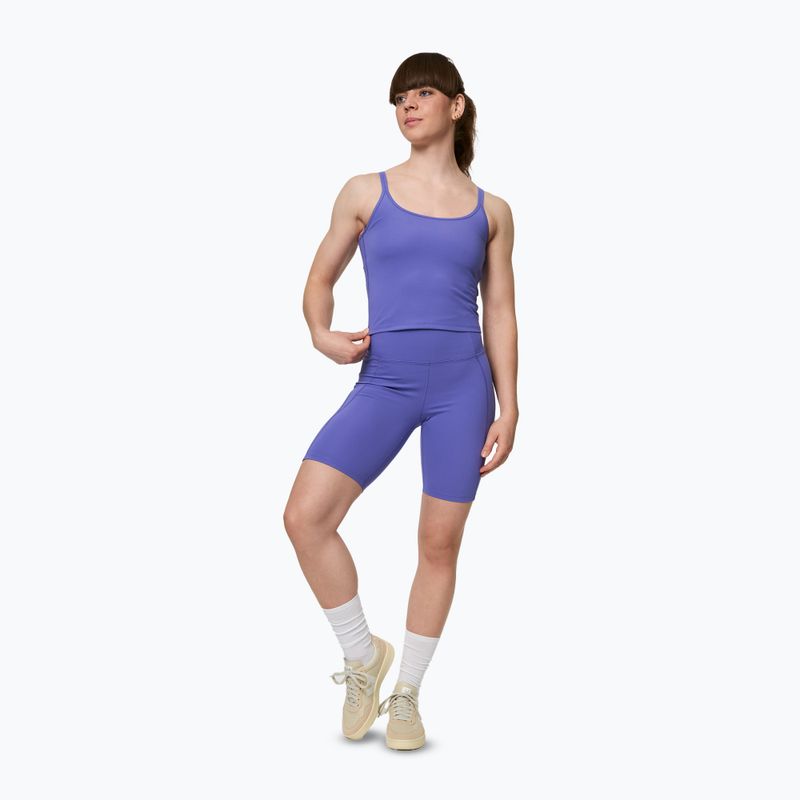 Spodenki treningowe damskie Girlfriend Collective Compressive wild iris 2