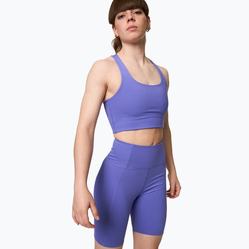 Spodenki treningowe damskie Girlfriend Collective Compressive wild iris 4