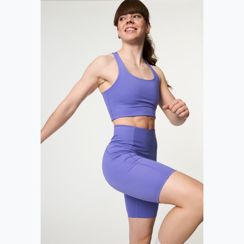 Spodenki treningowe damskie Girlfriend Collective Compressive wild iris 5