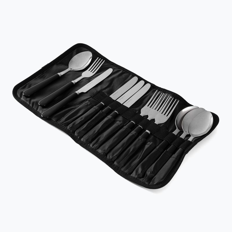 Zestaw sztućców turystycznych 4 os. Easy Camp Family Cutlery srebrnych 580034 2