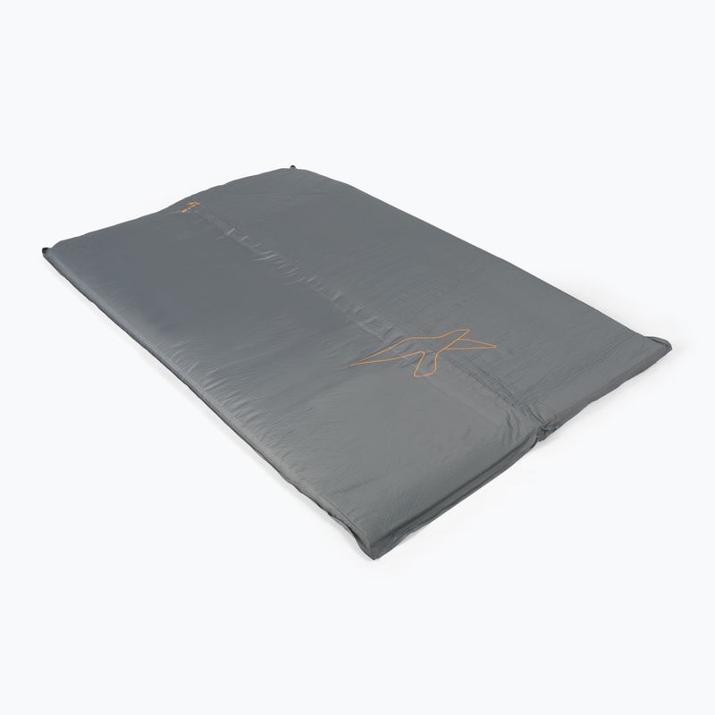 Mata samopompująca Easy Camp Siesta Mat Double 10 cm szara 300056