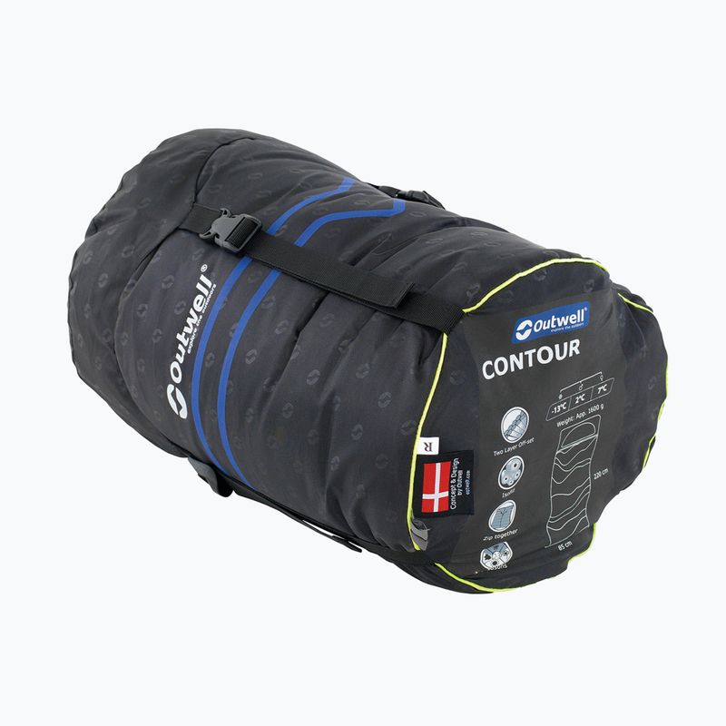 Śpiwór Outwell Contour dark purple 15
