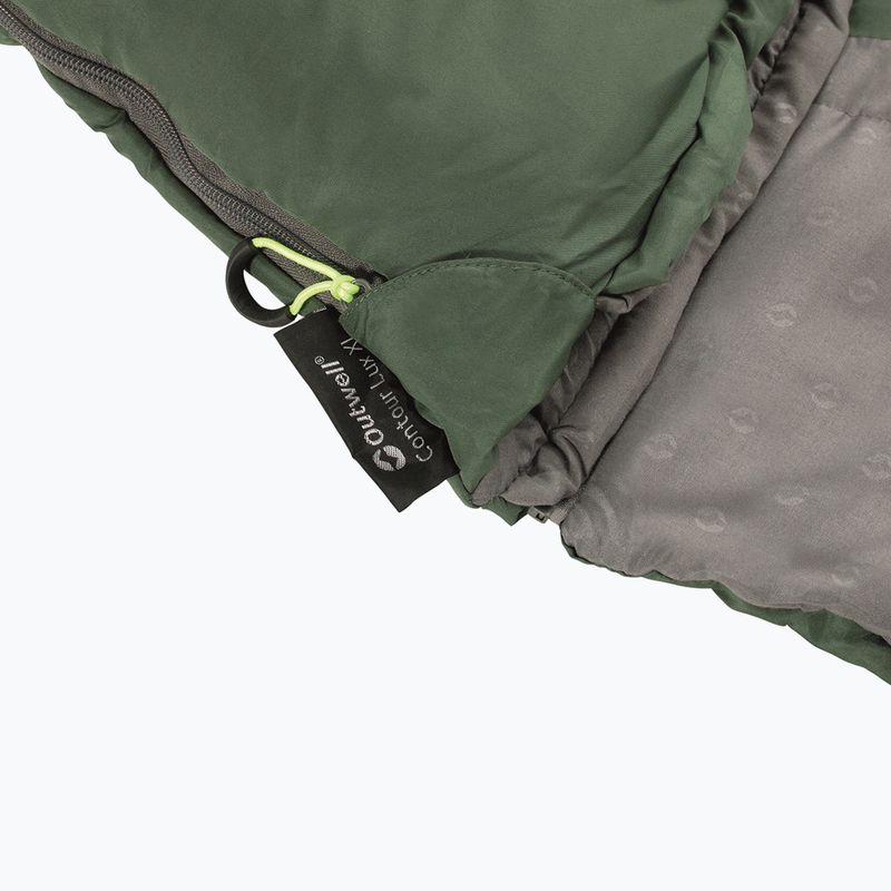 Śpiwór Outwell Contour Lux XL green 9