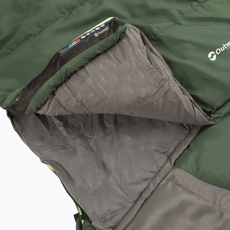 Śpiwór Outwell Contour Lux XL green 10