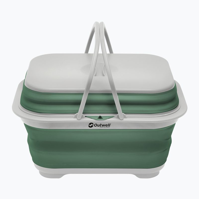Miska składana Outwell Collaps Washing Base Handle And Lid shadow green