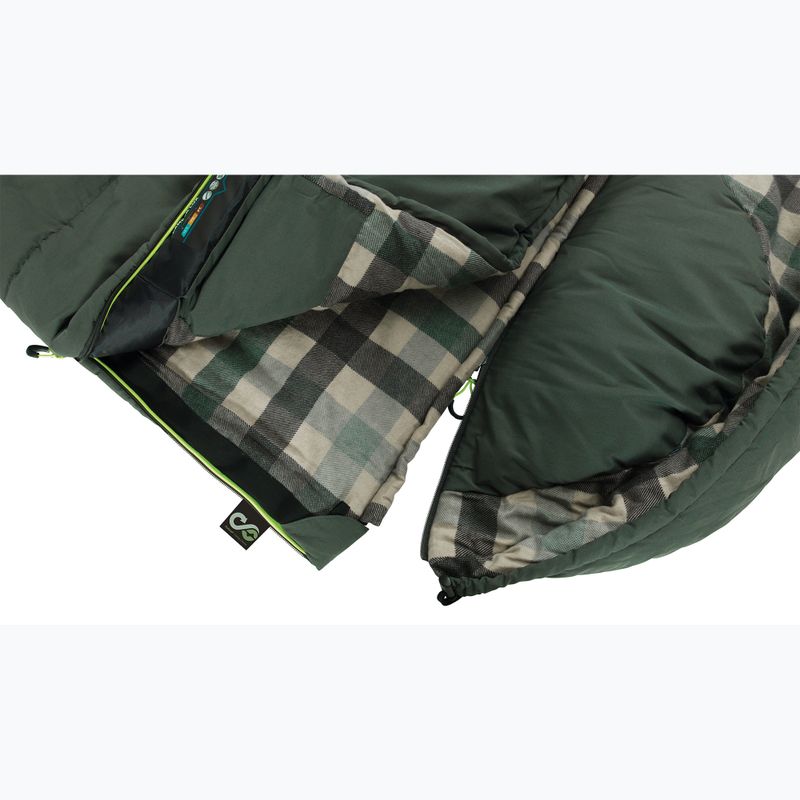 Śpiwór Outwell Camper Lux Double dark green 3