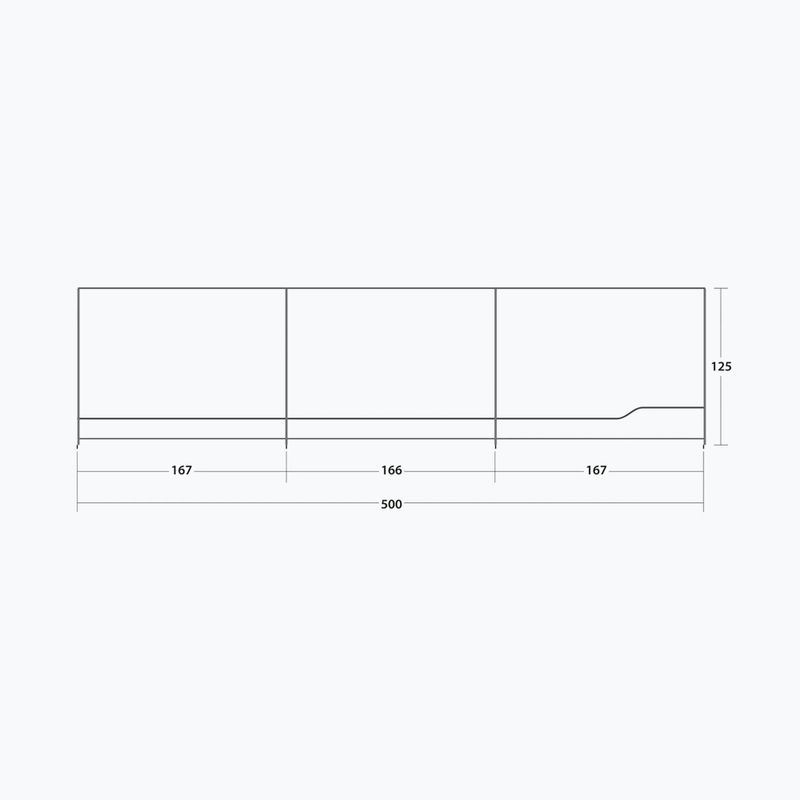 Parawan Outwell Oklahoma Windscreen gray 3