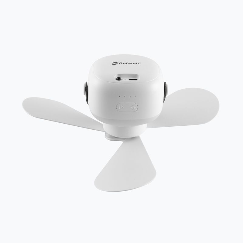 Wentylator z lampą Outwell Aurelios Rechargeable white 5