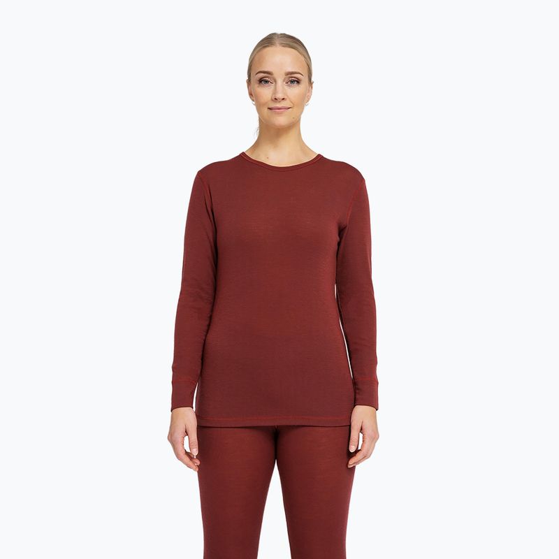 Bluza termoaktywna damska Dovre Wool burgundy