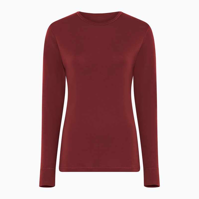 Bluza termoaktywna damska Dovre Wool burgundy 3
