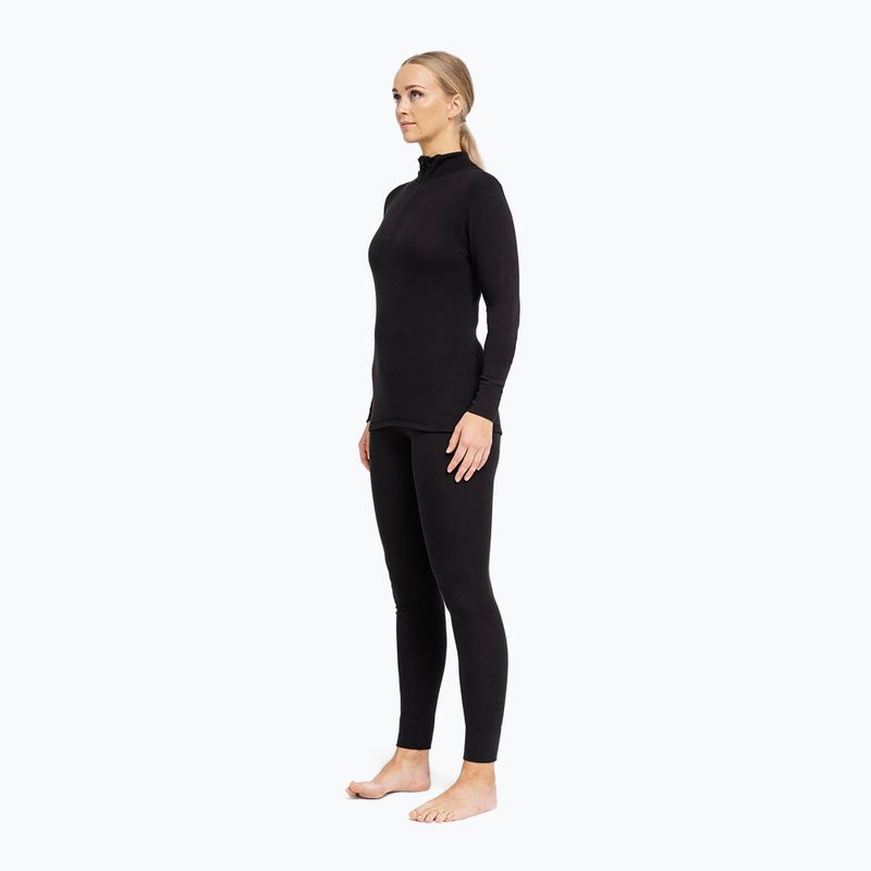Bluza termoaktywna damska Dovre Wool Zip black 4