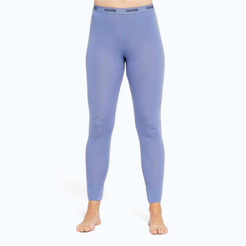 Spodnie termoaktywne damskie Dovre Wool Pants blue